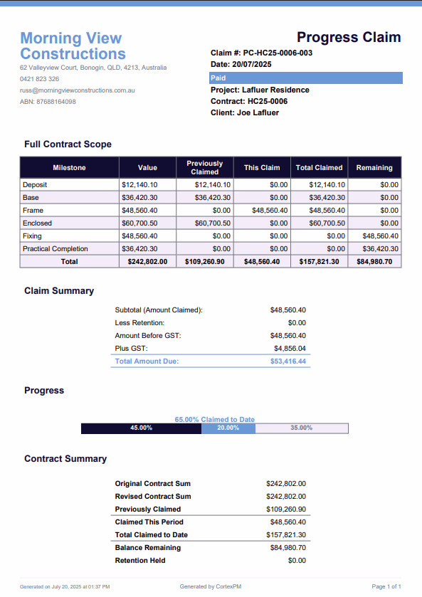 Document Export